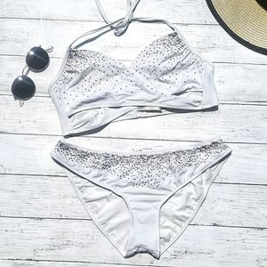 PINK Victoria's Secret Metallic Sequined Bikini